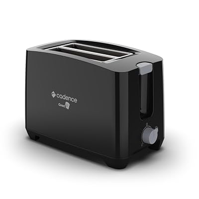 Torradeira Preta Croc! Cadence - 127V