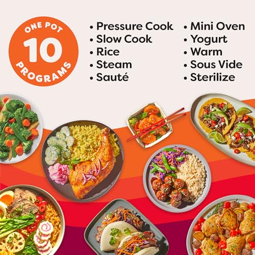 Image of Instant Pot Pro (8 QT) 10-in-1 Pressure Cooker, Slow Cooker, Rice /Grain Cooker, Steamer, Saute, Sous Vide, Yogurt Maker, Sterilizer, and Warmer, Includes App with Over 800 Recipes, Black