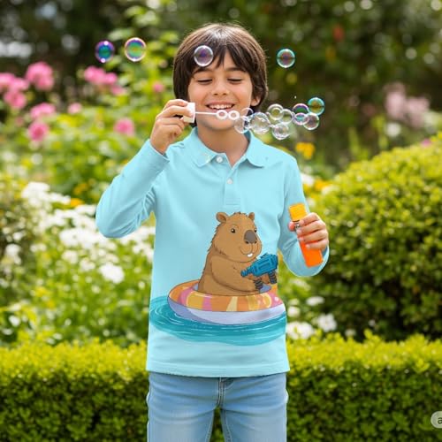 HUIACONG Under Shirts Boys Long Sleeve Shirts for Kids Children Sweatshirts4