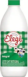 Leite Uht Integral Garrafa Elegê 1 L