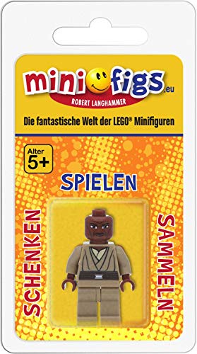 LEGO Star Wars Minifigur Jedi Mace Windu mit Laserschwert (The Clone Wars) – Bild 3