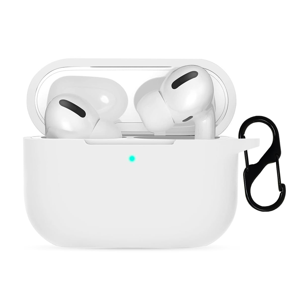 LIRAMARK Silicone Soft Case Cover with Buckle for Airpods 5 (2026) / Airpods 4 (2024), Apple airpods 4th Generation / 5th Generation case (Midnight Blue) — Amazon image 25