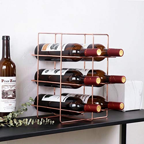 Soporte para 6 Botellas de Vino de Mesa Metalico miniatura 4