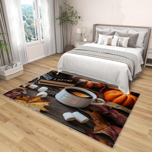 Tapis de salon lavable 160x230 cm moderne antidérapant doux