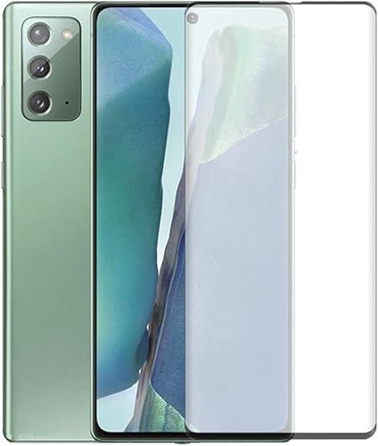 Miniatura 1 de VIESUP - Protector de pantalla 3D para Samsung Galaxy Note 20 y Galaxy Note 20 5G (2 unidades) 3D superficie curvada ultra fina HD vidrio templado