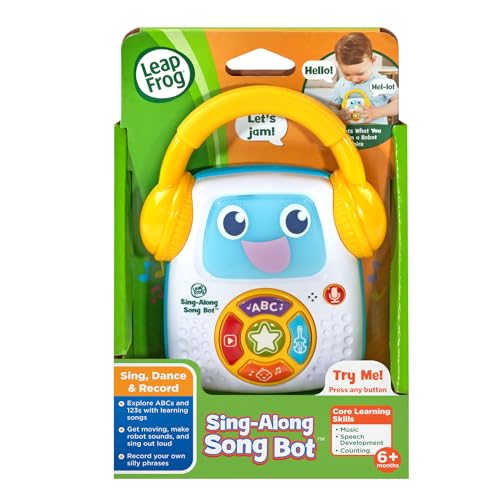 Leapfrog Canción BOT 80-567800 robot interactivo con luces y música para bebés 7