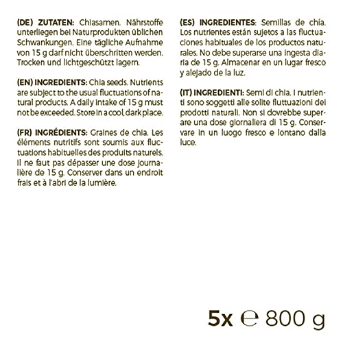 GreatVita Bio Chia Samen, (1x 400g) naturbelassen ohne Gentechnik
