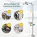 Huanyu Emergency Shower and Eyewash Station Safety Shower Eye Wash Station 304 Stainless Steel Commercial Eye Wash Kit Widened Deepened Basin with Emergency Sign Hospital Factory (1107)
