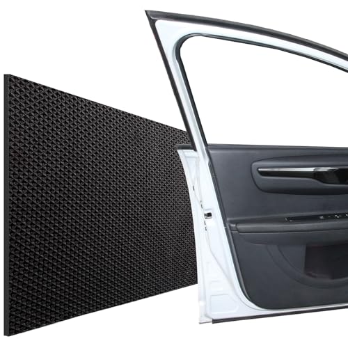 Tigsport 2 Roll Garage Wall Protector, Garage Car Door Protector Bumper Guard for Anti-Collision Waterproof Inflaming Ultra Self Adhesive EVA Foam for Warehouse (2 ROLL: 79" x 8" x 1/4")