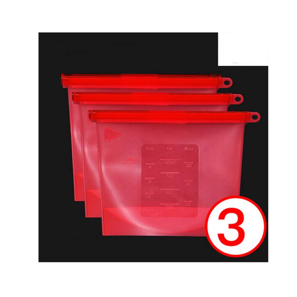 Contenedor de silicona reutilizable FRYH sin BPA ecológico para comida fresca