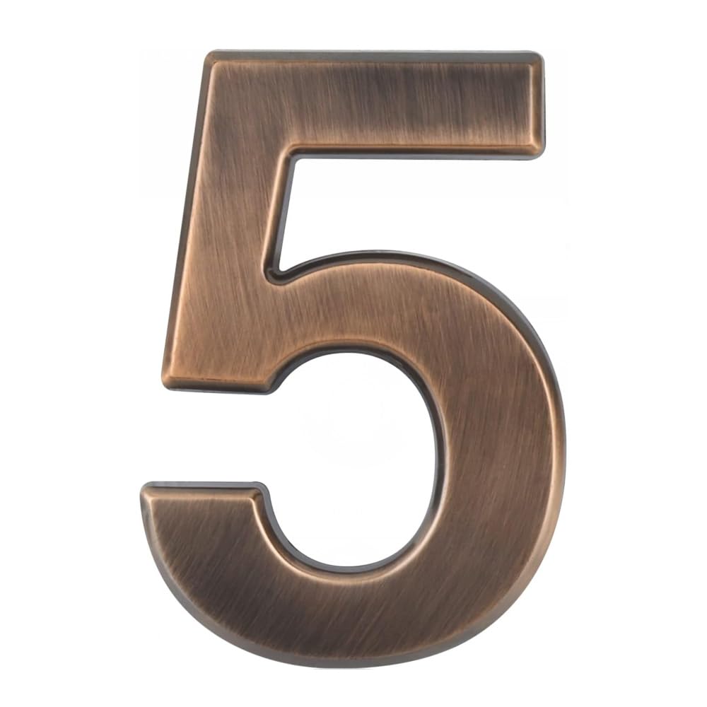 4 Inch Modern House Number Self-adhesive House Numbers Mailbox Numbers, Street Numbers Home Address Number Door Numbers for House Apartments Office (