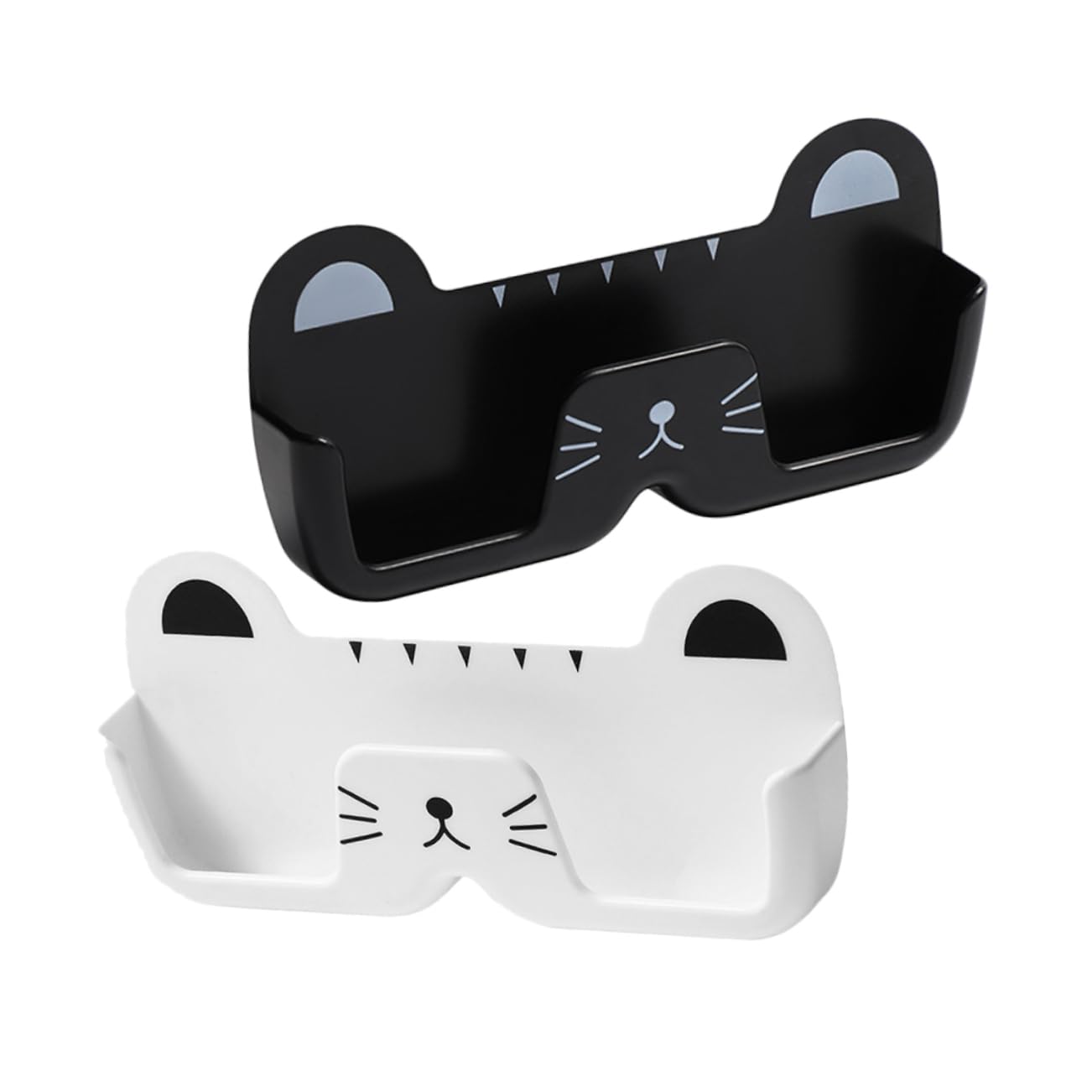 Garneck Wall Glasses Organizer Punch Design Home Wall Eyeglasses Case for Convenient Storage