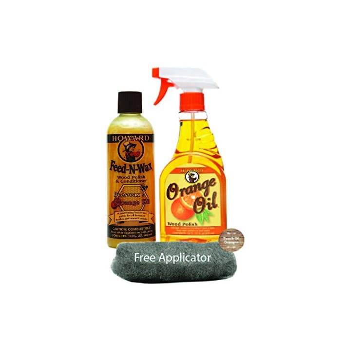 Buy Howard Feed N Wax Wood Polish and Conditioner, and Howard Orange