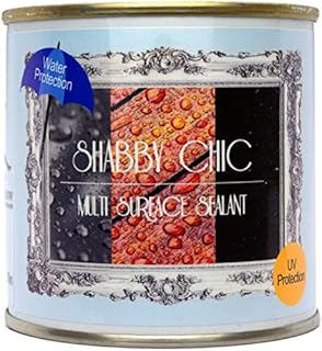 Shabby Chic Multi Surface Sealant Clear for Chalk Paint, Furniture and Craft Sealer for Home Decor, DIY Projects, Wood Furniture - 8.5oz - Low Sheen