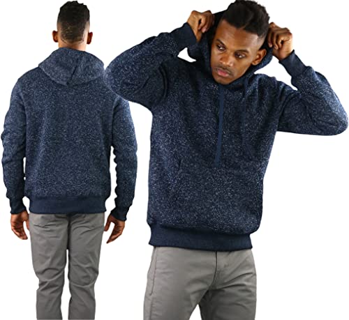 ToBeInStyle Men's Medium Weight Fleece Pullover Hoodie3