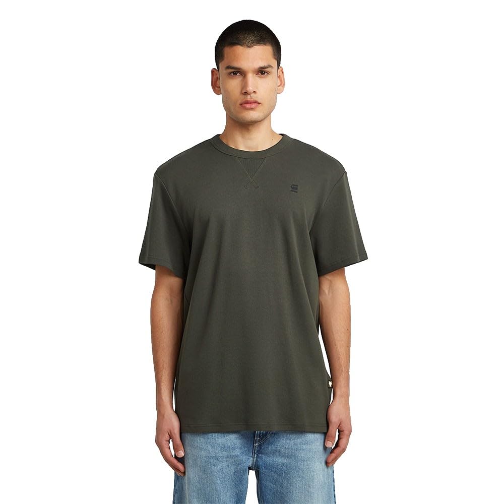 G-STAR Uomo Nifous T-Shirt, Grigio (Asfalt D24449-D976-995), XS