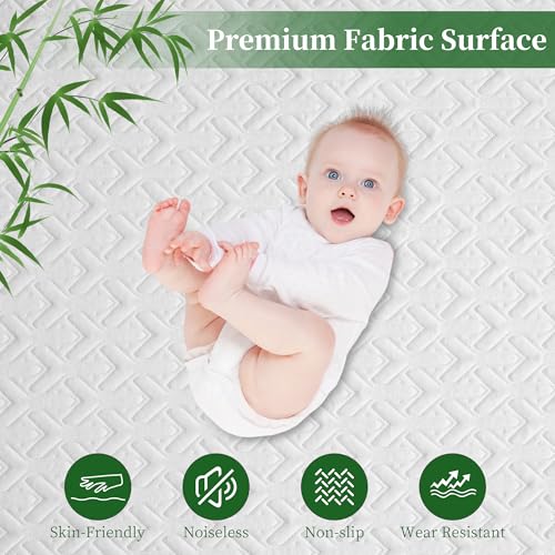 Premium California King Size Mattress Protector,100% Waterproof HN Cooling Bed Mattress Cover,Breathable Noiseless Fitted 8"-21" Extra Deep Pocket Anti Slip and Wear-Resistant(3-in-1,Cal King)