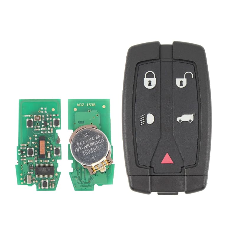 Llave con Mando a Distancia para Coche con Chip ID46 de 433 MHz para Land R0ver Freelander 2 3 LR2 Ranger R0ver Sport. (433MHz)