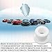 QQWD 2PCS Automatic Transmission Shifter Cable Bushing Kit for Ford DG9Z-7K340-A Gear Shift Linkage Cable End Connector Lever Fix Repair Bushing Kit Replacement for Ford Edge Endura 2013-2018(White)