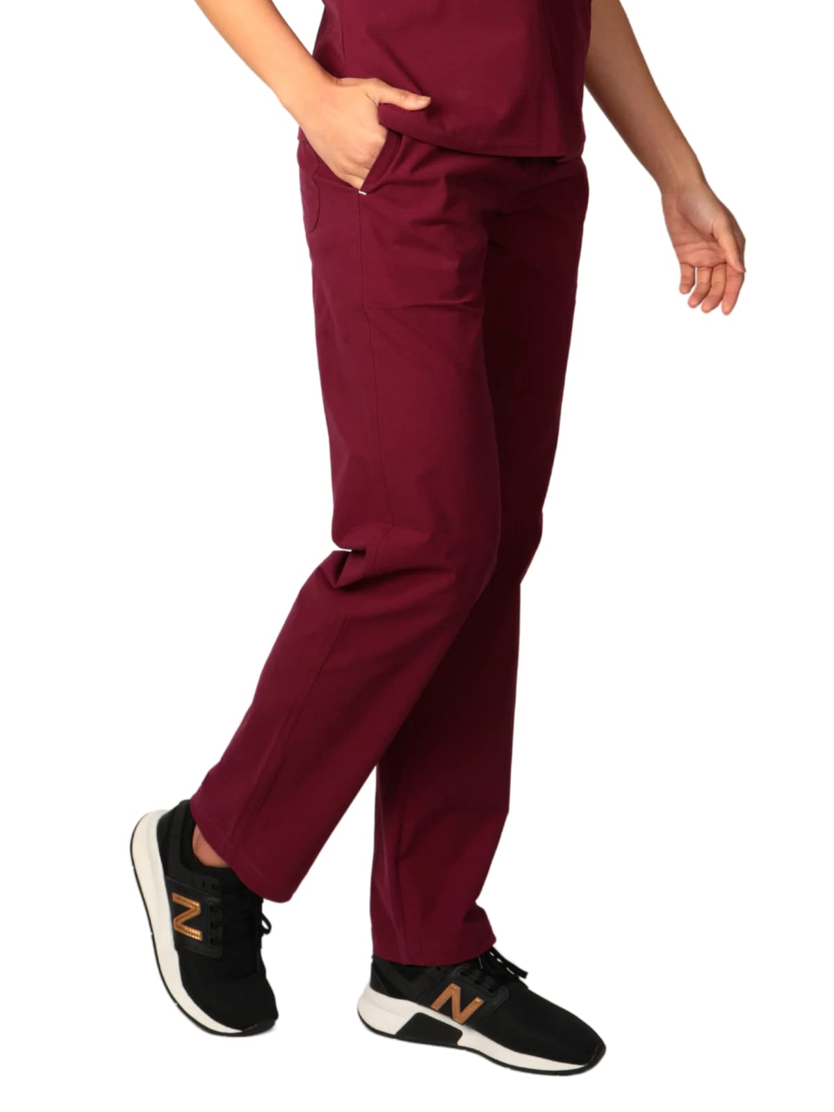 IguanaMed Women's 5300 Classic Straight-Leg Pant Carbon Black L