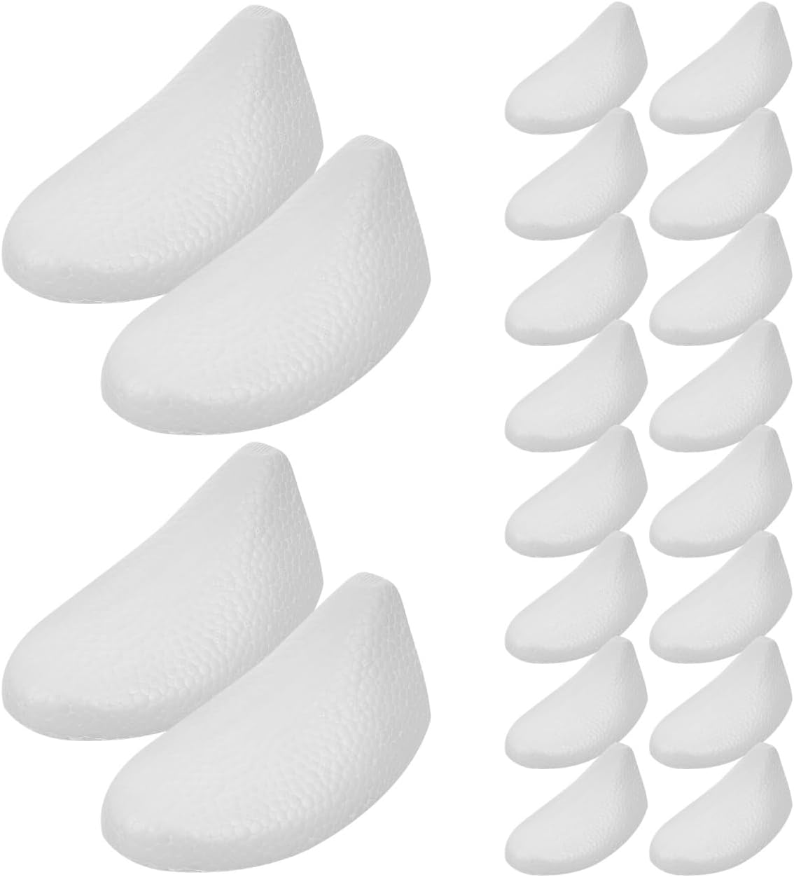 10 Pairs Shoe Shaper Inserts Foam Support for Shoes and Boots Soft Comfortable Toe Shaper Holder Versatile Inserts and Fillers