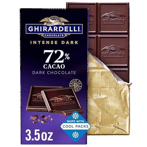 Ghirardelli Intense Dark Chocolate Bar Sea Salt Almond Bar 3.5 Ounce product thumbnail 10