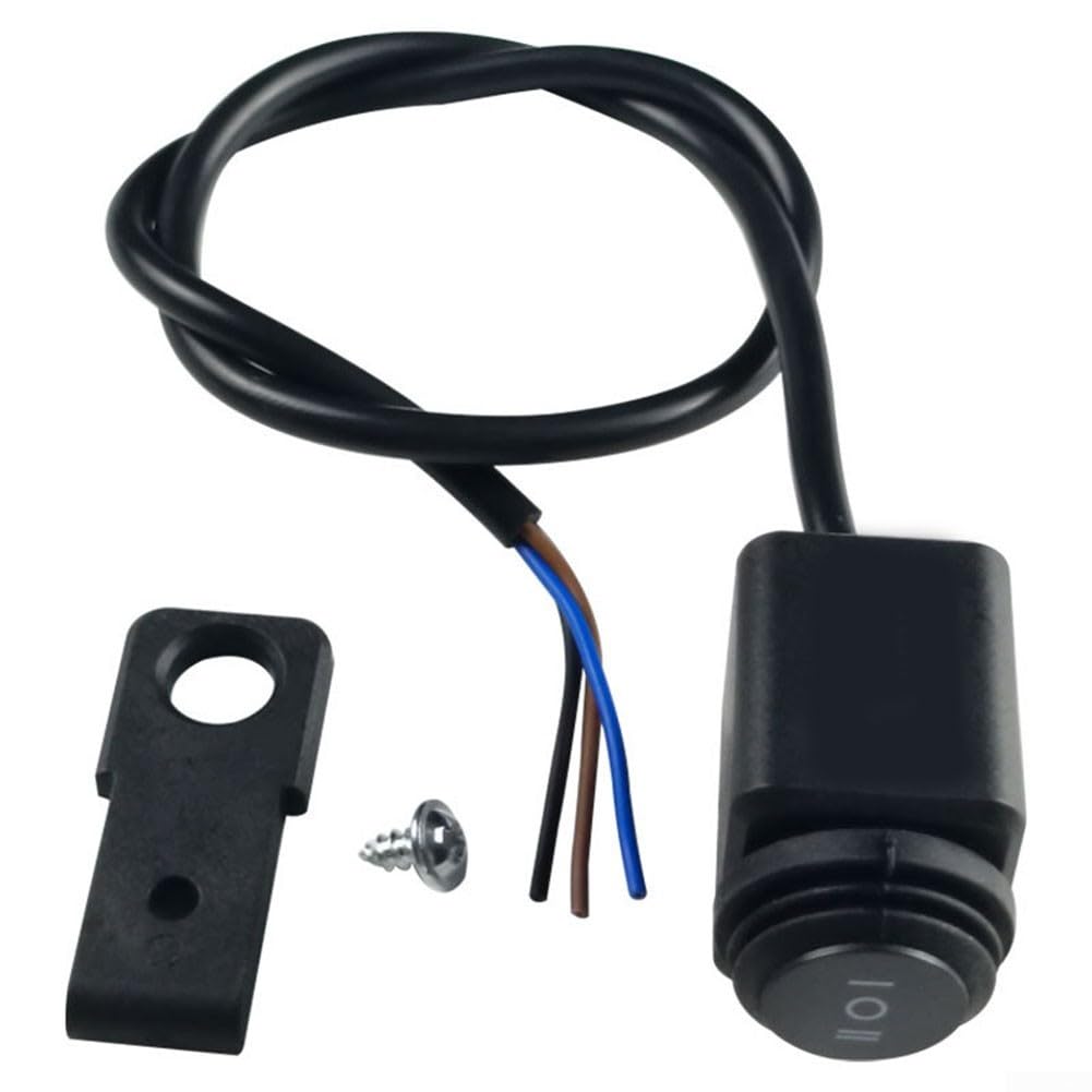 Motorcycle Handlebar Switch 3 Way Light Controller Replacement for Motorbike Lighting System with Long Lasting Use
