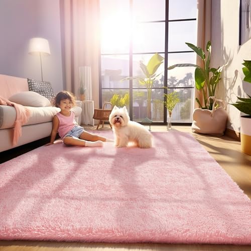 Image of Ophanie 5x8 Pale Pink Rug