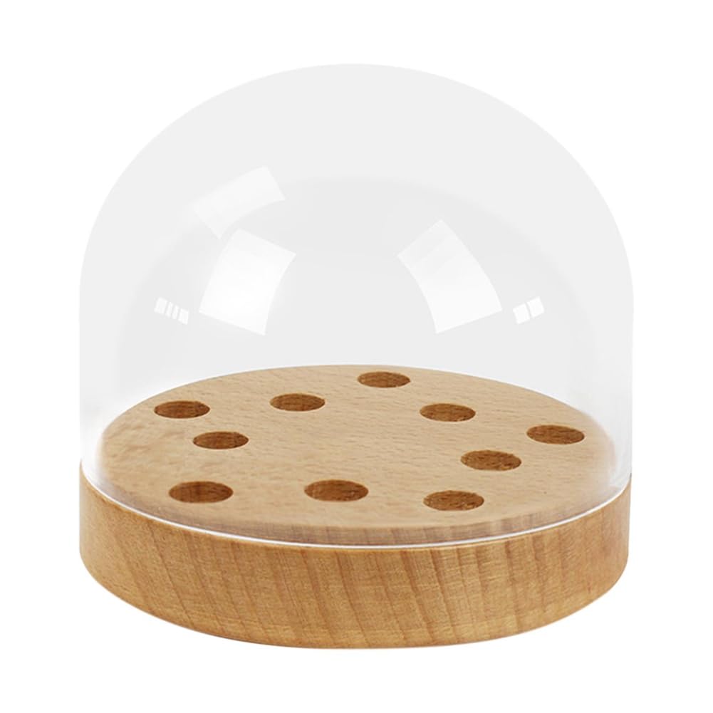 Klare Plattenspieler-Tonabnehmer-Headshell-Box, Langlebiges Zubehör, Dekorationsständer für Phono-Ständer, Schutz, Staubbox, Sammler, Robust