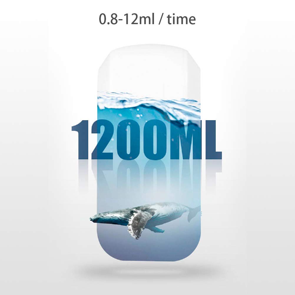 Distributore di Sapone Automatico, termometro da Parete 2 in 1 con Dispenser di Sapone in Schiuma Senza Contatto da 1200 ml, termometro clinico con Allarme e Display LCD