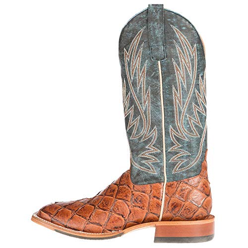 Horse Power Men's Cognac Filet of Fish Western Boot Cognac 10 D(M) US3