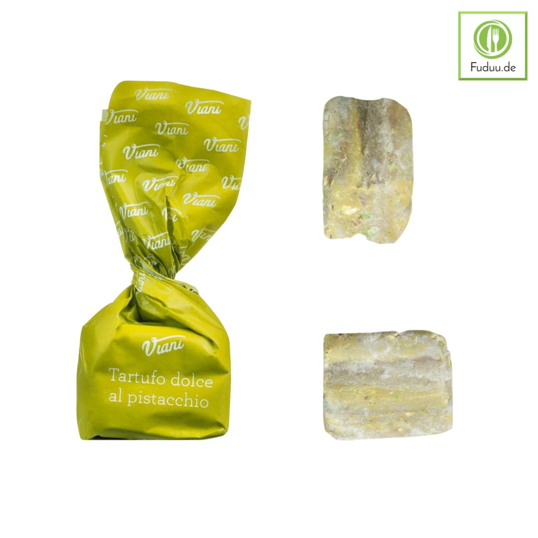 Antonio Viani - Tartufi Dolci Misti – 1 kg Beutel | Bunter Trüffel-Pralinen Mix: Neri, Bianchi, Pistazie, Karamell & Gesalzene Haselnüsse