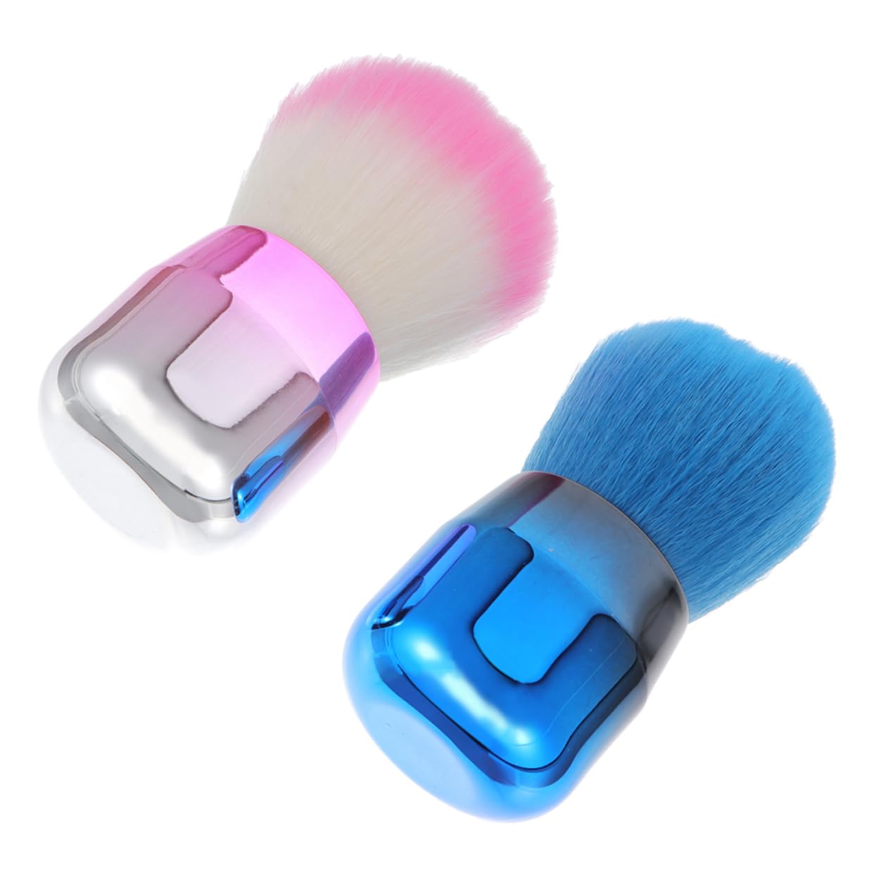 FOMIYESMushroom Head Stucco Travel Makeup Brushes Short Makeup Brush Loose Powder Brush Powder Blush Highlighter Brush Mushroom Blush Brush Girl Man-made Fibers Woman Applicator