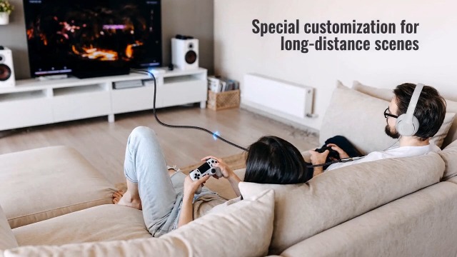 Image of VIOY Headphone Extension Cable 10 FT, 3.5mm Male to Female Braided Aux Cord