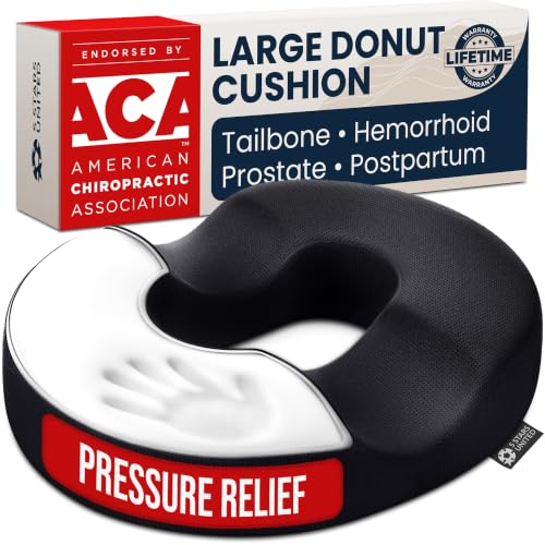 5 STARS UNITED Donut Pillow for Tailbone Pain...