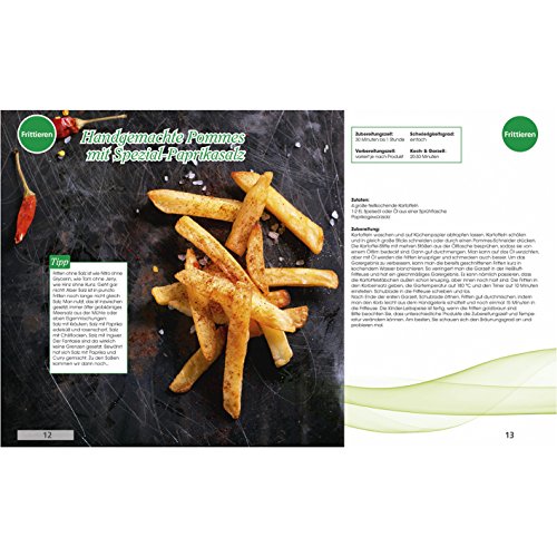 GOURMETmaxx varmluftsfritös - 70 recept för smart matlagning