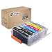 PGI-270XL CLI-271XL Ink Cartridges 6 Color Gray, Sotek 270 271 Ink Compatible PIXMA MG7720 TS8020 TS9020 Printers (1 BK, 1 PGBK, 1C, 1M, 1Y, 1Gray - 6 Pack)
