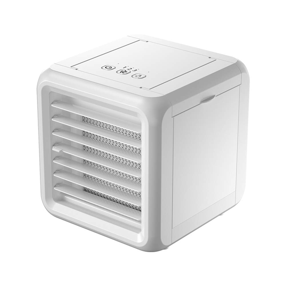 FANSUsb Mini Desk Air Conditioning Fan & Small Portable Cool-Wind Office Home Dormitory, Led Night Light