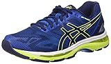 Asics Gel-Nimbus 19, Zapatillas de Running para Hombre, Azul (Indigo Blue/Safety Yellow/Electric Blue), 42.5 EU