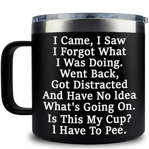 KIKUHE Gag Gifts Funny Adult - Christmas Gag Gifts Adult Funny - I Came I Saw I Forgot...