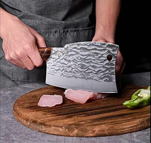 image for Knife Master Meat Cleaver Knife Butcher Knife Bone Cutter Heavy Duty M