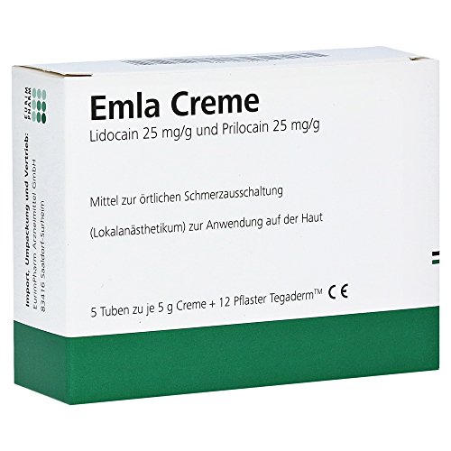 EMLA Creme + 12 Tegaderm Pflaster 5X5 g