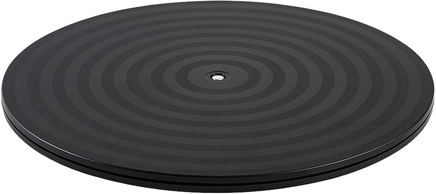 HSTECH 14 Inch Heavy Duty Rotating Swivel Stand - Lazy Susan with Steel Ball Bearings for Model Base/Rotating Plants/Crafts Stand Monitor/TV/Monitors/Potted Plants (360˚ Rotation)