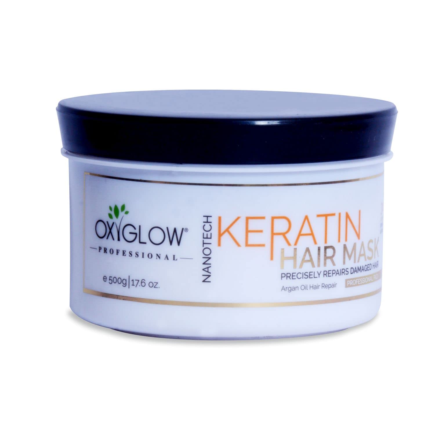 OXYGLOW HERBALS Keratin Hair Mask for Dry and Damaged Hair, 500 g