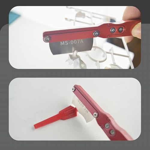 ABEST Mini Handsäge Modell Craft Tools mit 5 Stück DIY Handwerk Sägeblätter Modellierung Bügelsäge Tool Kit für Handarbeit, Trimmen, Schneiden von Baumstämmen und Ästen