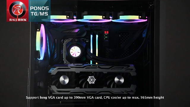 Amazon.com: RAIJINTEK PONOS MS4, Mid-Tower PC Case, with