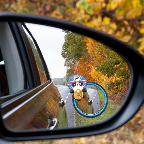 Espejo retrovisor para coche de ángulo muerto compacto regulable de 360 grados 3