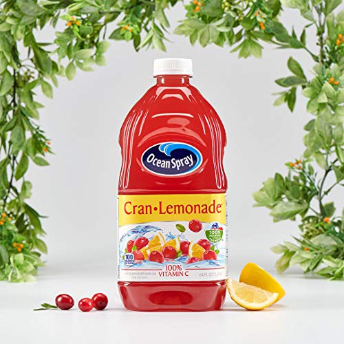 Image of Ocean Spray Juice Drink, Cran-Lemonade, 64 Ounce Bottle (Pack of 2)