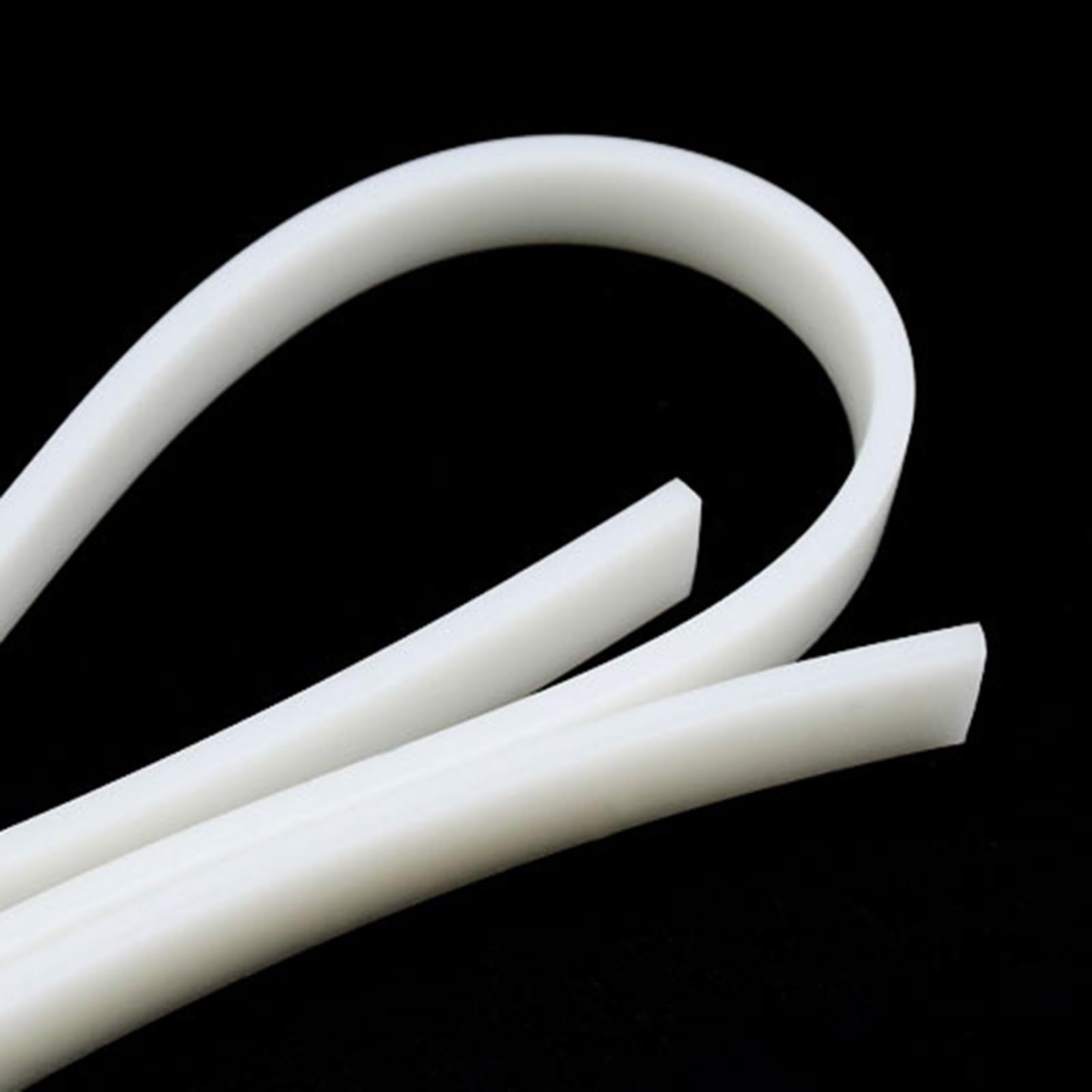 Solidna uszczelka z gumy silikonowej odporna na wysokie temperatury 1M, 5 mm x 5 mm / 10 mm / 15 mm / 20 mm / 30 mm (20 x 30 mm)