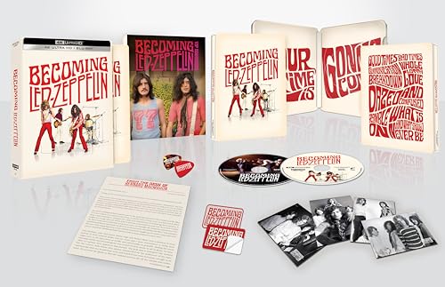 Becoming Led Zeppelin - 4K + Blu-ray by Sony Pictures - Used condition - US$62.28